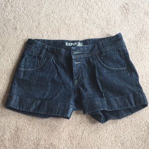 Express jean shorts